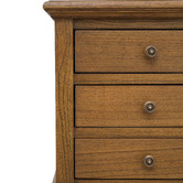Carrington Furniture Betty Indonesian Oak Wood Bedside Table