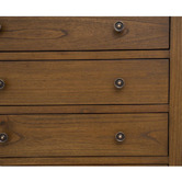 Carrington Furniture Betty Indonesian Oak Wood 5 Drawer Chest