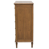 Carrington Furniture Betty Indonesian Oak Wood 5 Drawer Chest