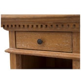 Carrington Furniture Caine Indonesian Oak Wood 1 Drawer Bedside Table