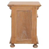 Carrington Furniture Caine Indonesian Oak Wood 1 Drawer Bedside Table