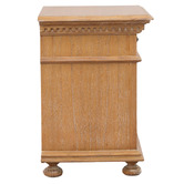 Carrington Furniture Caine Indonesian Oak Wood 1 Drawer Bedside Table