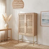 Carrington Furniture Lilo 2 Door Rattan Cabinet
