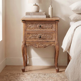 Carrington Furniture French Provincial Louis Bedside Table