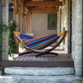 Vivere Hammocks Double Cotton Hammock with Stand