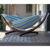 Vivere Hammocks Double Cotton Hammock with Stand