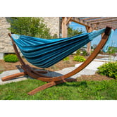 Vivere Hammocks Double Cotton Hammock with Stand