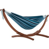 Vivere Hammocks Double Cotton Hammock with Stand