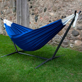Vivere Hammocks Combo Double Hammock with Steel Stand