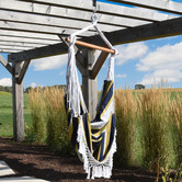 Vivere Hammocks Brazilian Fringed Cotton Single Hammock Chair