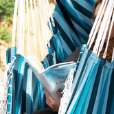 Vivere Hammocks Brazilian Fringed Cotton Single Hammock Chair