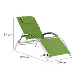 Vivere Hammocks Dockside Aluminium Sun Lounger
