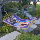 Vivere Hammocks Cotton Spreader Bar Hammock