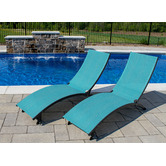 Vivere Hammocks 3 Piece Coral Springs Aluminium Lounger Set