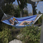 Vivere Hammocks Cotton Spreader Bar Hammock