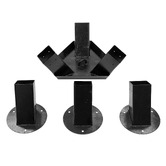 Vivere Hammocks 4 Piece Steel Tripod Bracket Set