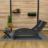 Vivere Hammocks 3 Piece Coral Springs Aluminium Lounger Set