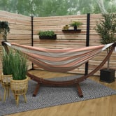 Vivere Hammocks Cameo Stevie Double Hammock with Stand