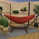 Vivere Hammocks Stevie Double Hammock with Stand