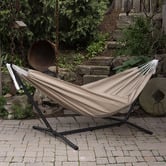 Vivere Hammocks 280cm Sand Stevie Hammock with Stand