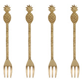 Madras Link Pineapple Aluminium Dessert Forks