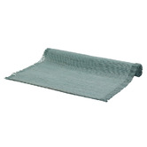 Madras Link Aqua Linen Table Runner