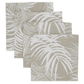 Madras Link 4 Piece Flores Cotton Napkin Set