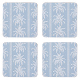 Madras Link Banana Tree Square Coasters