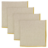 Madras Link Jetty Embroidered Cotton Napkins