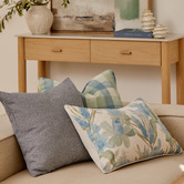 Madras Link Sanders Rectangular Linen-Blend Cushion