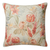 Madras Link Sanders Square Linen-Blend Cushion
