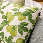 Madras Link Pear Tree Reversible Cotton Cushion
