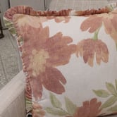 Madras Link Flora Reversible Cotton Cushion