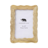 Madras Link Wavy Mango Wood Photo Frame