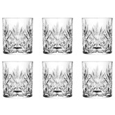 RCR Cristalleria Italiana Melodia 340ml Glass DOF Tumblers