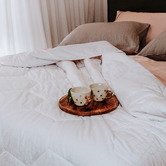Bambi White Sleepwise All Seasons Thermoregulation Quilt