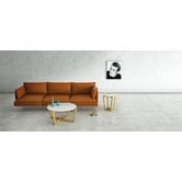 Estudio Furniture Monterey Glass &amp; Oak Coffee Table