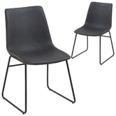 Estudio Furniture Regus Faux Leather Dining Chairs