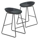 Estudio Furniture 66cm Remy Faux Leather Counter Stools