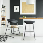Estudio Furniture 66cm Remy Faux Leather Counter Stools