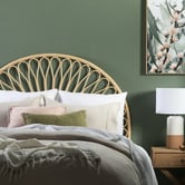 Estudio Furniture Layla Rattan Bedhead