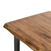 Estudio Furniture Millbrooke Live Edge Acacia Wood Dining Table &amp; Bench Set