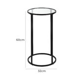 Estudio Furniture Coco Glass Side Table