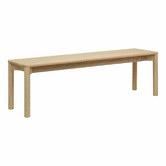 Estudio Furniture Hemingway Solid Ash Wood Dining Table &amp; Bench Set