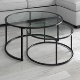 Estudio Furniture 2 Piece Coco Nesting Coffee Tables Set