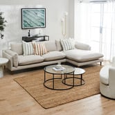 Estudio Furniture 2 Piece Coco Round Nesting Coffee Table Set