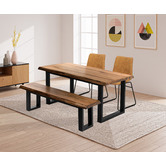Estudio Furniture Millbrooke Live Edge Acacia Wood Bench