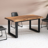 Estudio Furniture Millbrooke Live Edge Acacia Wood Dining Table