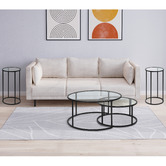 Estudio Furniture 4 Piece Coco Nesting Coffee &amp; Side Table Set