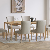 Estudio Furniture Hemingway Solid Ash Wood Dining Table
